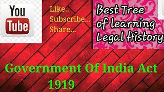 MONTAGUE CHELMSFORD REFORMS Government Of India Act 1919।।LEGAL HISTORY।।LLB NOTES।। [upl. by Emirak]