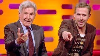 Ryan Gosling y Harrison Ford protagonizan la entrevista más hilarante de la temporada [upl. by Lebyram441]