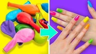 24 ASTUCES INCROYABLEMENT FACILES POUR TES ONGLES ET DES IDÉES DE MANUCURE [upl. by Joette]