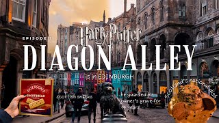 EDINBURGHS Magic✨ Diagon Alley Scotlands National Dish Butter Beer 🍺 Harry Potter [upl. by Akeim]