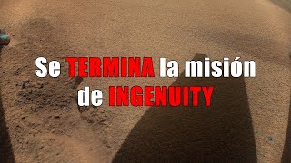 Se TERMINA la ESPECTACULAR misión de INGENUITY  astronomia ciencia [upl. by Akerdnahs]