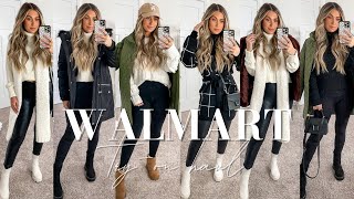 Walmart TryOn Haul  New Arrivals for Fall amp Winter  Affordable Winter Fashion [upl. by Yates]