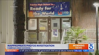 Inappropriate photos allegedly created shared at Fairfax High School [upl. by Nyhagen]