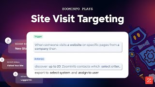 Site Visit Targeting  Demo  ZoomInfo Plays [upl. by Rosenkrantz]