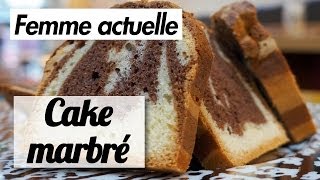 Le cake marbré au chocolat  Recette de chef [upl. by Annovahs]