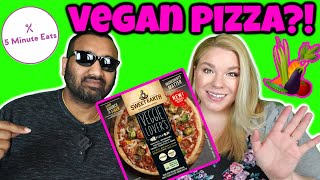 Costco Sweet Earth Veggie Lovers Vegan Pizza Review [upl. by Giffard]