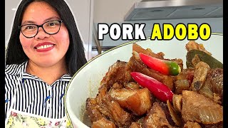 PORK ADOBO🌶 filipinocuisine adobo recipe [upl. by Nel544]