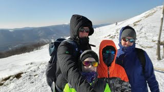 POŁONINA WETLIŃSKA Bieszczady zimą z dziećmi [upl. by Annmarie]