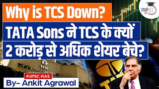 Why TCS Shares Fell 3 in Early Trade  Will It Fall or Recover  Stock Market [upl. by Aiclid]