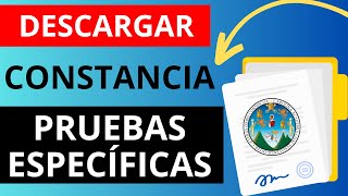 💻PRUEBAS ESPECIFICAS Cómo ver mis RESULTADOS Y D3scargar la CONSTANCIA en PDF  USAC2023 [upl. by Ydnolem]