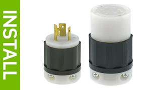 How to install a Leviton Black and White Connector [upl. by Nemhauser]