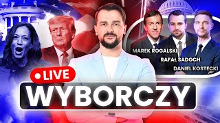 Live WYBORCZY Donald Trump czy Kamala Harris Znamy pierwsze wyniki [upl. by Ppilihp]