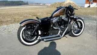 Harley Davidson Sportster Bobber 48 wwwmrbobbercustomcom [upl. by Akcirred]