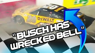 Kyle Busch has WRECKED Christopher Bell  Kyle Larson  Bell history [upl. by Enneibaf]