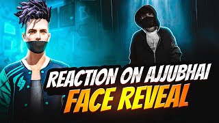 REACTIONS ON AJJUBHAI FACE REVEAL  TOTAL GAMING [upl. by Anitsyrc795]