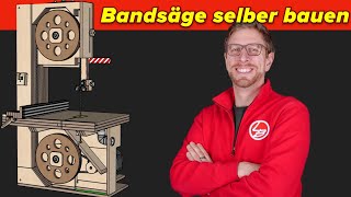 Profi Bandsäge aus Holz selber bauen  1 [upl. by Savil]