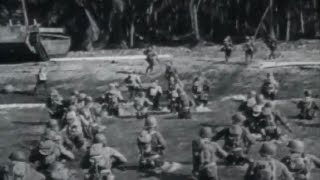 US Troops Invade Caballo and Cebu Islands Philippines WW2 Combat Footage [upl. by Swetlana611]