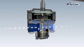 AirCom Pneumatic GmbH Volumenstrombooster  pilotgesteuerter Druckregler [upl. by Atihana]