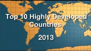 Top 10 Highly Developed Countries [upl. by Assereht]