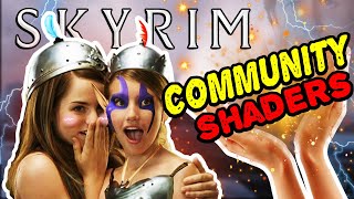 Community Shaders New MASSIVE Update  How To Get The Best Graphics amp Performance In Skyrim SEAE [upl. by Pravit]