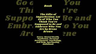 The Gifts of Imperfection by Brene Brown  Books [upl. by Hendrick]