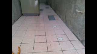 Floor Tile Installation with sloping plane [upl. by Ani242]