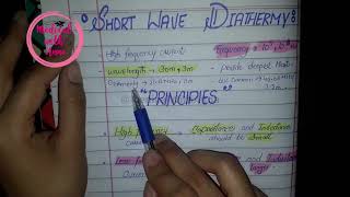 Short Wave Diathermy Principle Electrotherapy part 1 [upl. by Deron373]