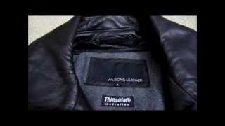 Wilson Leather lamb hipster Mens Leather Jacket with thinsulate Review [upl. by Musetta]