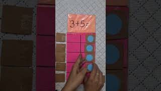 Maths TLM for addition and subtraction tlmmaths concepts number concept tiktikwowcreation [upl. by Ikram349]