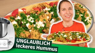 Perfekte Beilage – Hummus mit leckerer Tapenade  Thermomix® Kochrezept [upl. by Nnagem66]