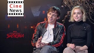 The Chilling Adventures of Sabrina – Interview Kiernan Shipka amp Ross Lynch [upl. by Eidnew]