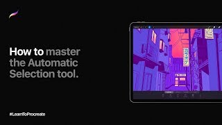 How to master the Automatic Selection tool in Procreate [upl. by Ogirdor]