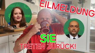 EILMELDUNG GRÜNE PARTEISPITZE TRITT ZURÜCK [upl. by Dnalyk]