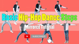 HipHop ║ Aerobics ║Basic HipHop Dance Steps ║ Mirrored Tutorial [upl. by Ilak]