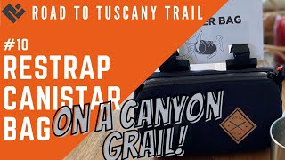 Restrap Canister handlebar bag on a Canyon Grail gravel bike  10 Road to TUSCANY TRAIL [upl. by Isiah932]