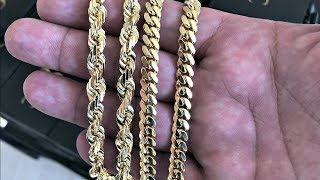 7MM ROPECUBAN LINK COMPARISON [upl. by Emilie]