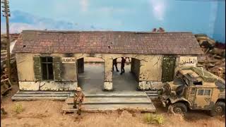 172 scale ww2 diorama italeri  el alamein railway station part 2 [upl. by Anetta]