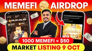 MemeFi Airdrop Claim Now New Update  MemeFi Listing Date  MemeFi Withdrawal  Earn Pro [upl. by Reta]