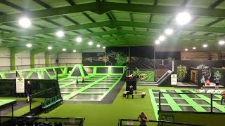 Flip Out Trampoline Park Vlog February 2016 [upl. by Saberhagen]