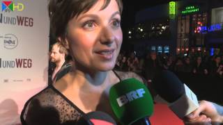 Julia Koschitz  Interview  Hin und weg Premiere HD [upl. by Wein]