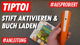 Tiptoi Stift aktivieren  BuchAudiodatei laden OHNE und MIT Tiptoi Manager 👍✅ [upl. by Miuqaoj]