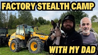 I TOOK MY DAD STEALTH CAMPING  Wild Camping UK [upl. by Eisseb592]