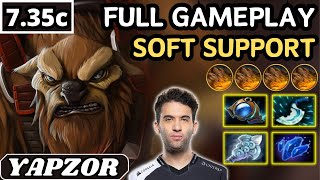 735c  Yapzor EARTHSHAKER Soft Support Gameplay 22 ASSISTS  Dota 2 Full Match Gameplay [upl. by Haroppizt227]