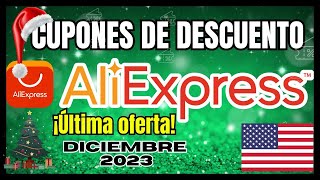 Última Oferta del AliExpress en diciembre de 2023 Cupón de Descuento Aliexpress Diciembre 2023 [upl. by Pontias]