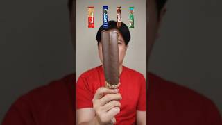 MAKAN ES STIK COKLAT DARI BERBAGAI MACAM BISKUIT asmr mukbang [upl. by Relda]