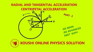 RADIAL AND TANGENTIAL ACCELERATION IN CIRCULAR MOTION CENTRIPETAL ACCELERATION JEE MAIN ADVANCED [upl. by Blood]