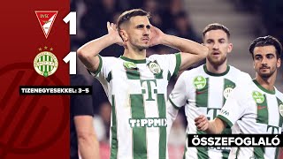 MK DVSC–Ferencváros 1–1 tizenegyesekkel 3–5  összefoglaló [upl. by Oler]