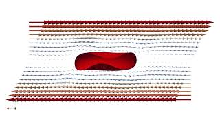 Cross section of Red Blood Cell Tumbling [upl. by Sauls]