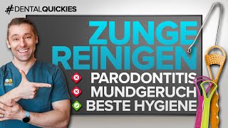 Zungenschaber amp Zungenbürste  sinnvoll gegen ZUNGENBELAG amp MUNDGERUCH Alles was du wissen musst [upl. by Ettenahc]