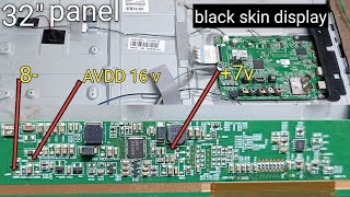 32 inch led tv backlight ok no display  lg  samsung  china  repair  lg led panel repair [upl. by Oznola]